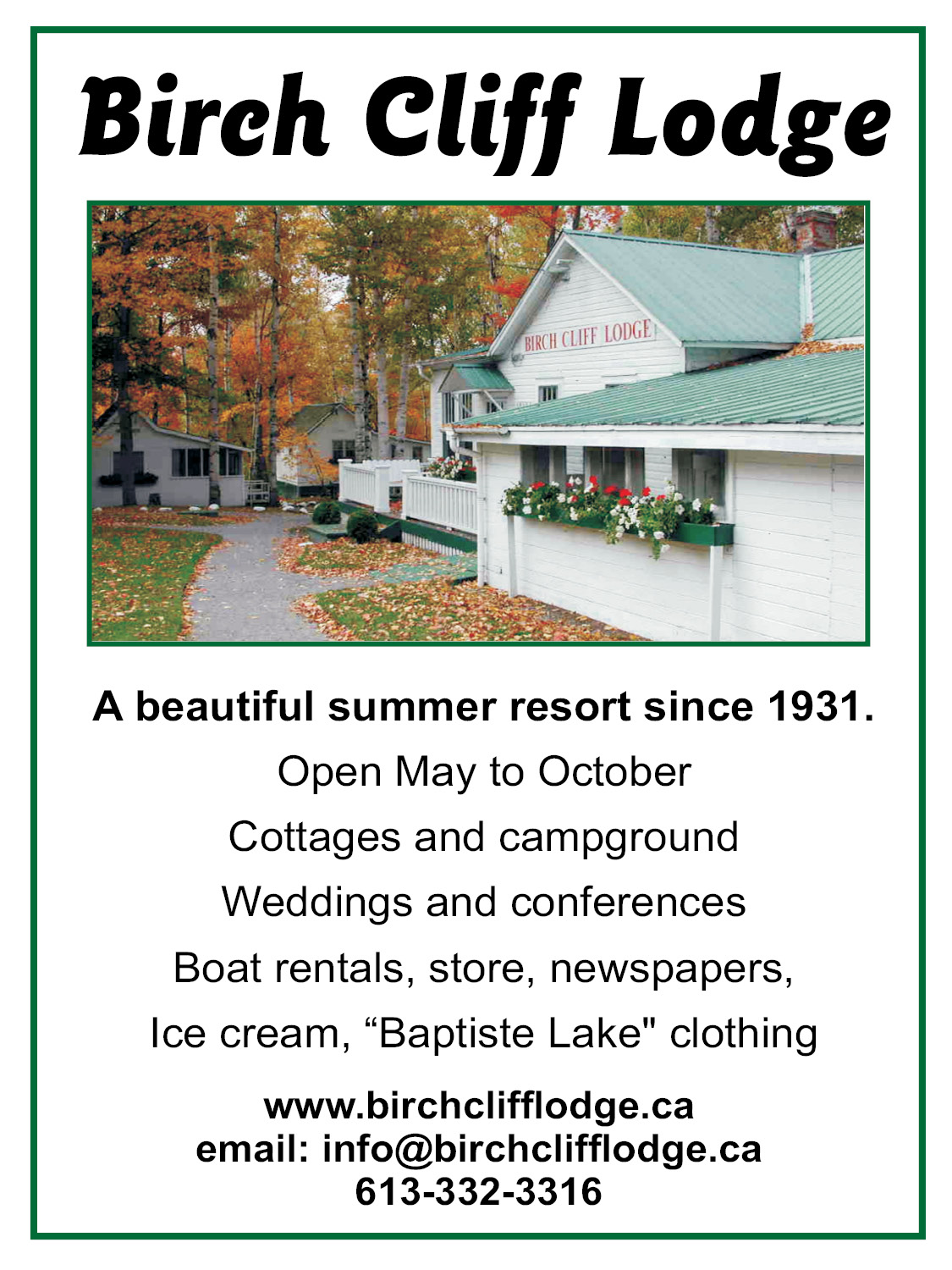 Birch Cliff Lodge